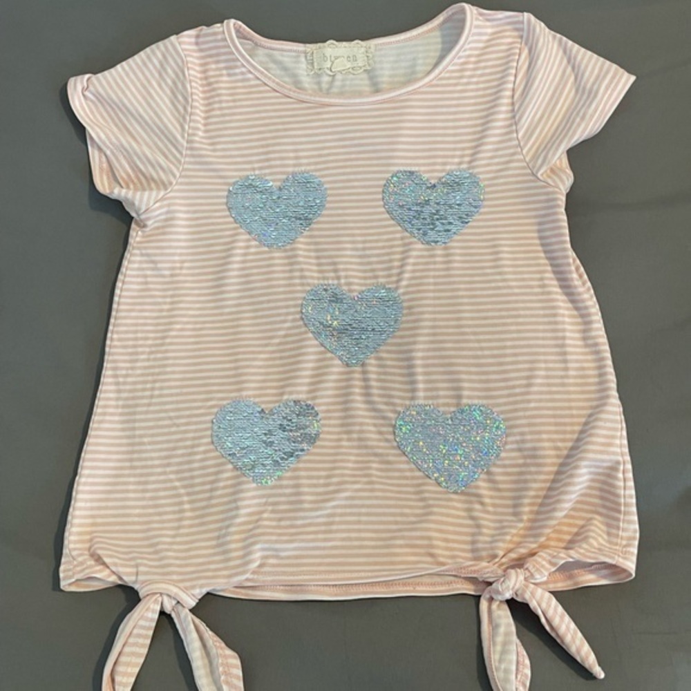 Girls Sequin Knot Tee - Picture 3 of 3